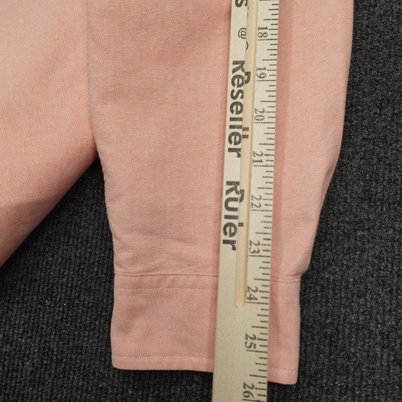 Polo Ralph Lauren Iconic Oxford Sport Button Down Shirt Cotton Men Size L Peach - Picture 7 of 11